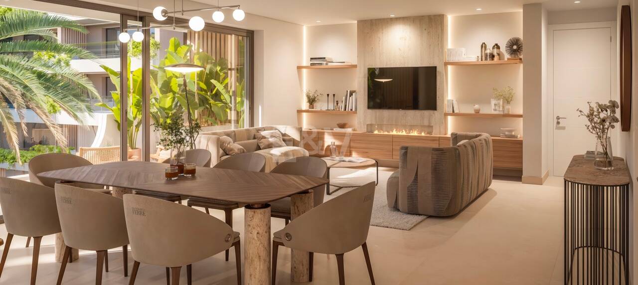 Ático elegante con impresionantes comodidades