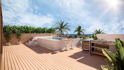 Stylish Penthouse med fantastiska bekvämligheter
