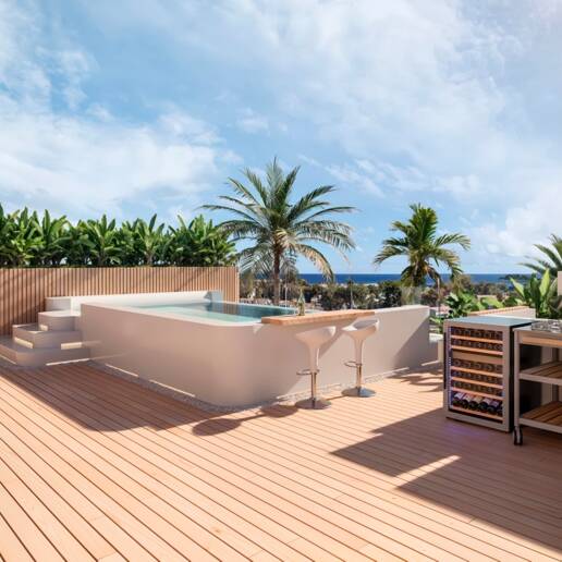 Ático elegante con impresionantes comodidades