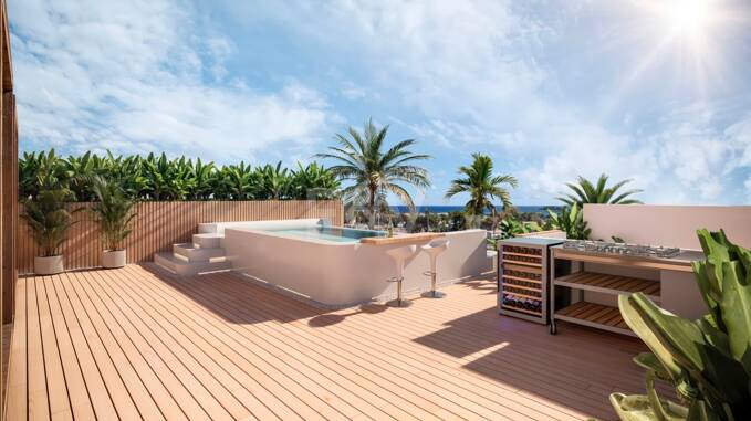 Penthouse élégant avec des équipements somptueux