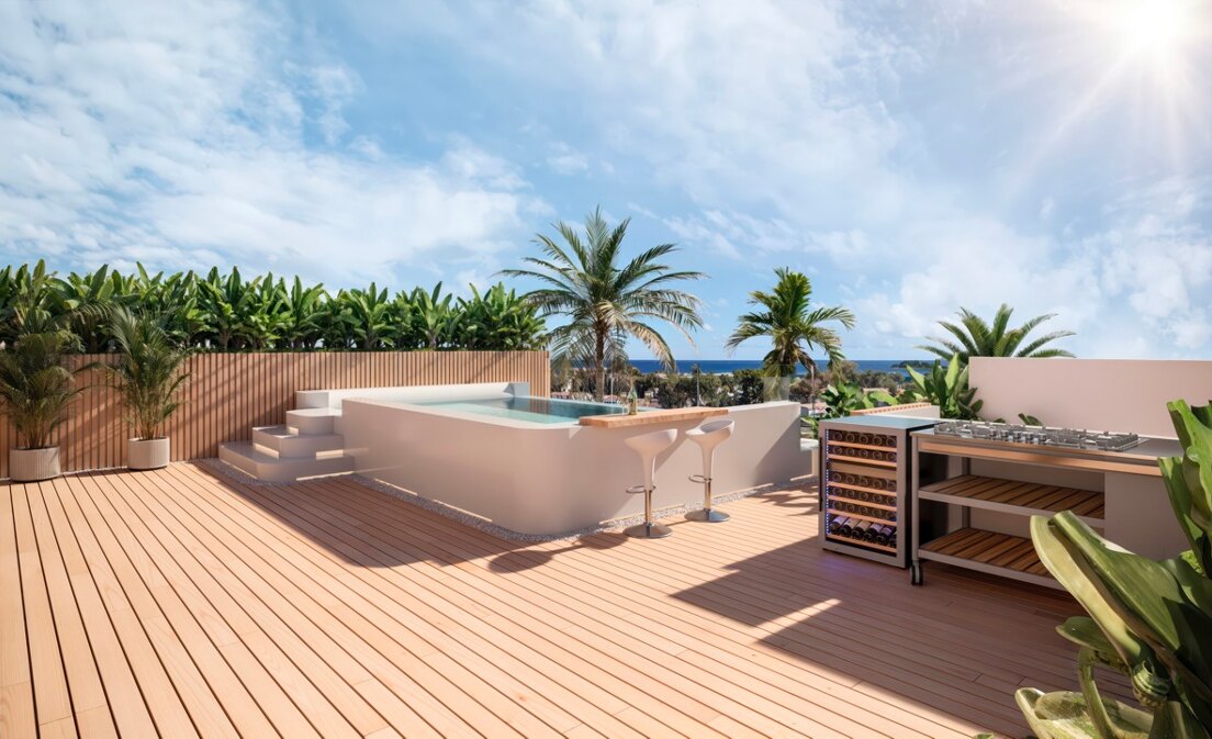 Penthouse élégant avec des équipements somptueux