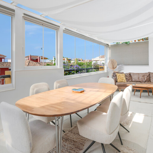 Duplex Penthouse mit Panoramablick auf das Meer und spektakulärem Dachterrasse