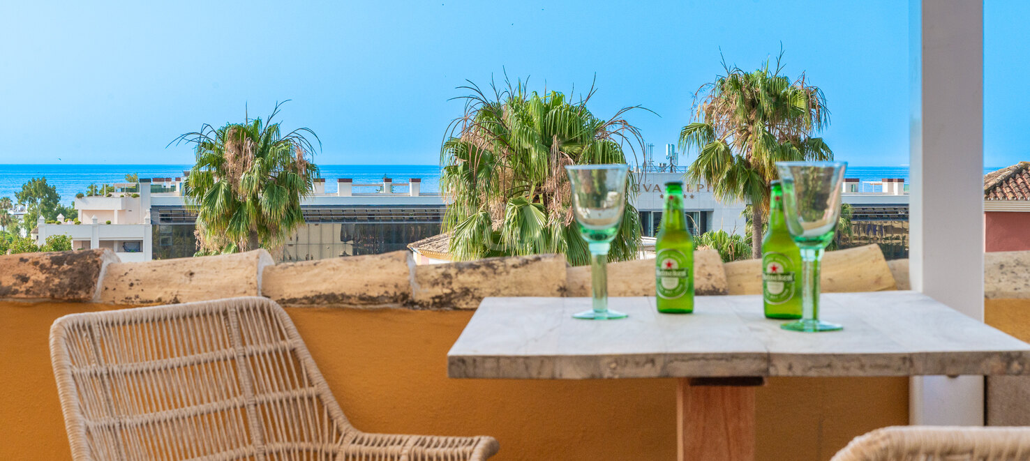 Duplex Penthouse mit Panoramablick auf das Meer und spektakulärem Dachterrasse