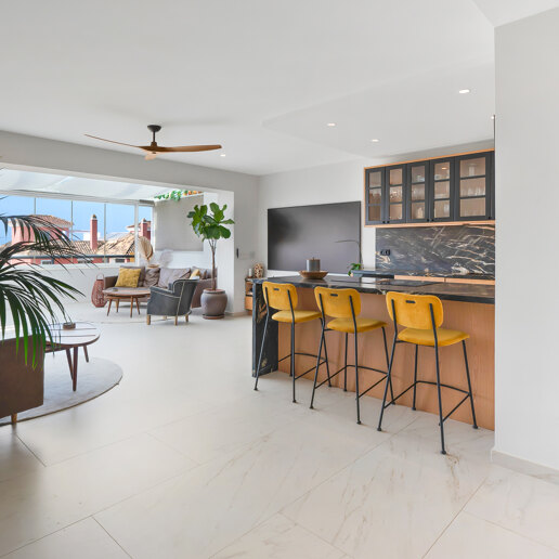 Duplex Penthouse mit Panoramablick auf das Meer und spektakulärem Dachterrasse