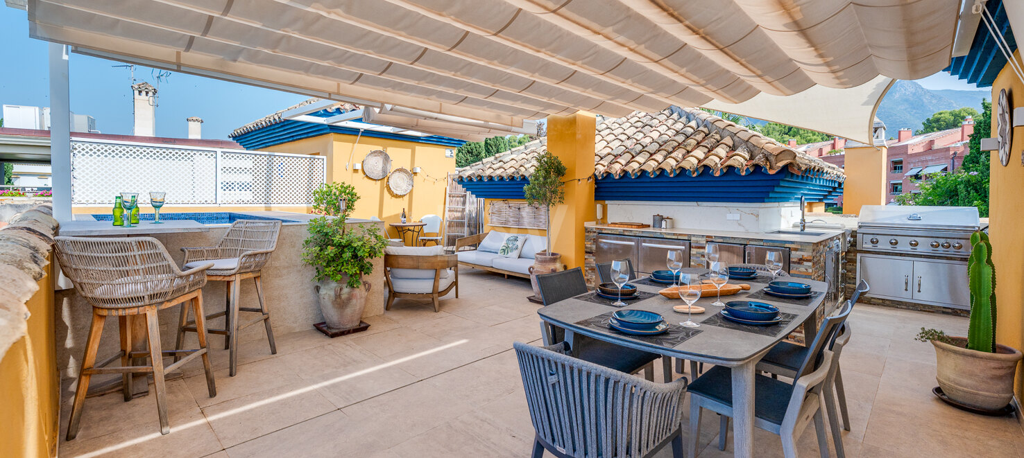 Duplex Penthouse mit Panoramablick auf das Meer und spektakulärem Dachterrasse