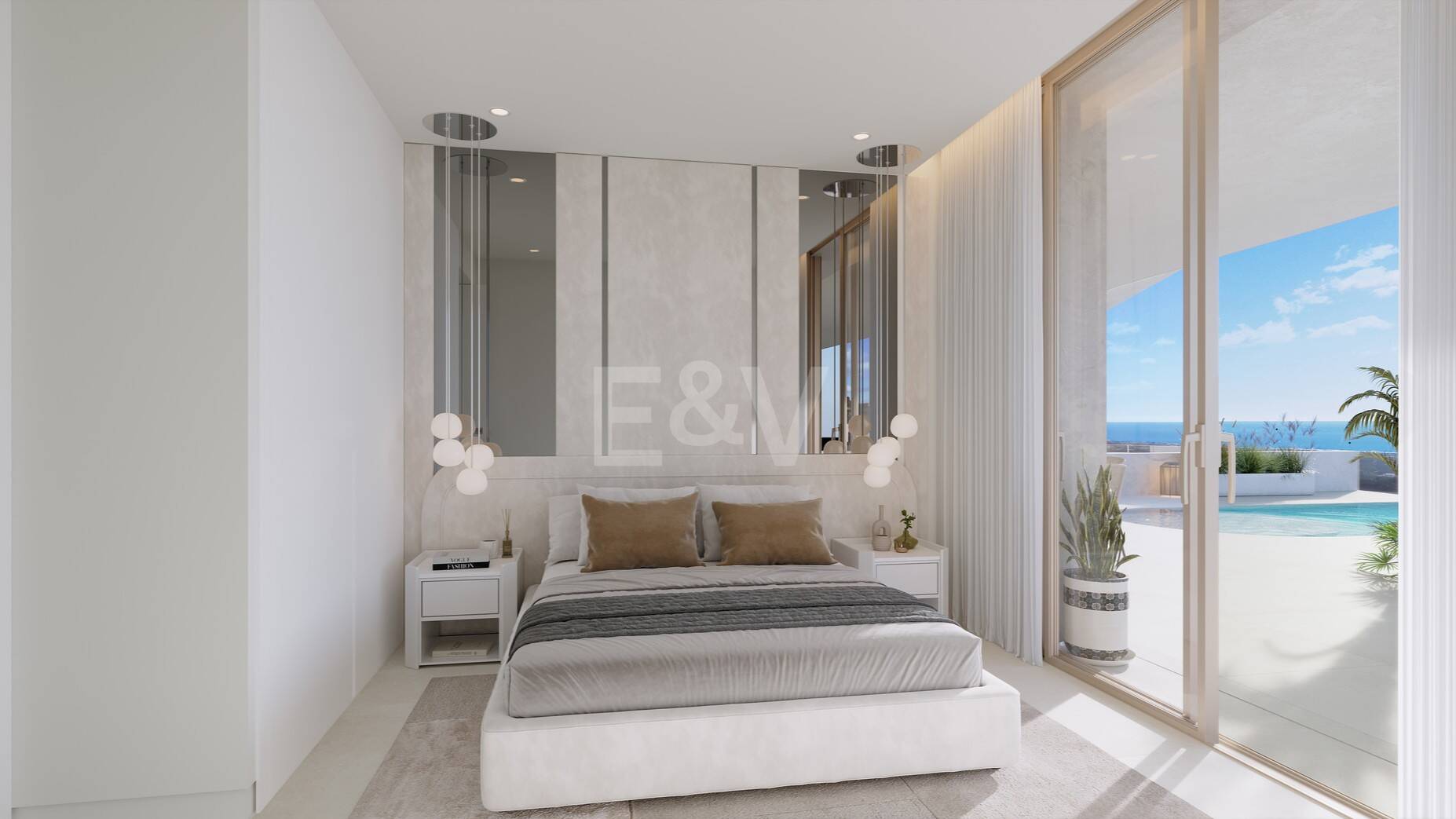 Contemporary Comfort and Light-Filled Designer apartment with Sea Views