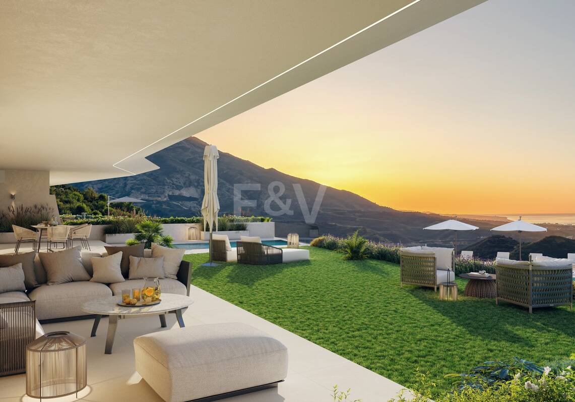 Panorama Penthouse Living med privat pool och havsutsikt