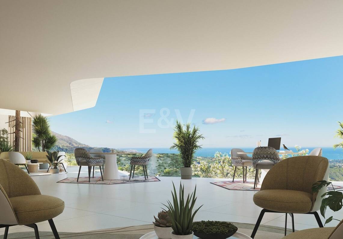 Panorama Penthouse Living med privat pool och havsutsikt