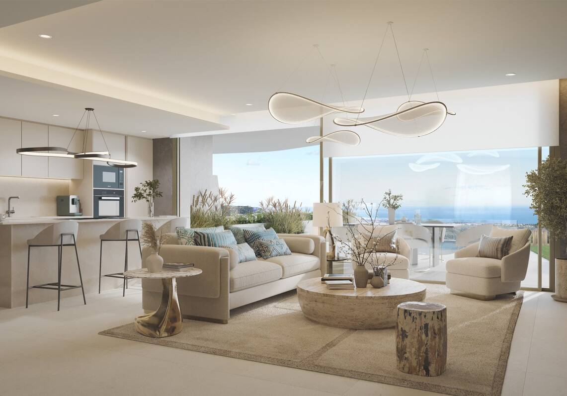 Panorama Penthouse Living med privat pool och havsutsikt