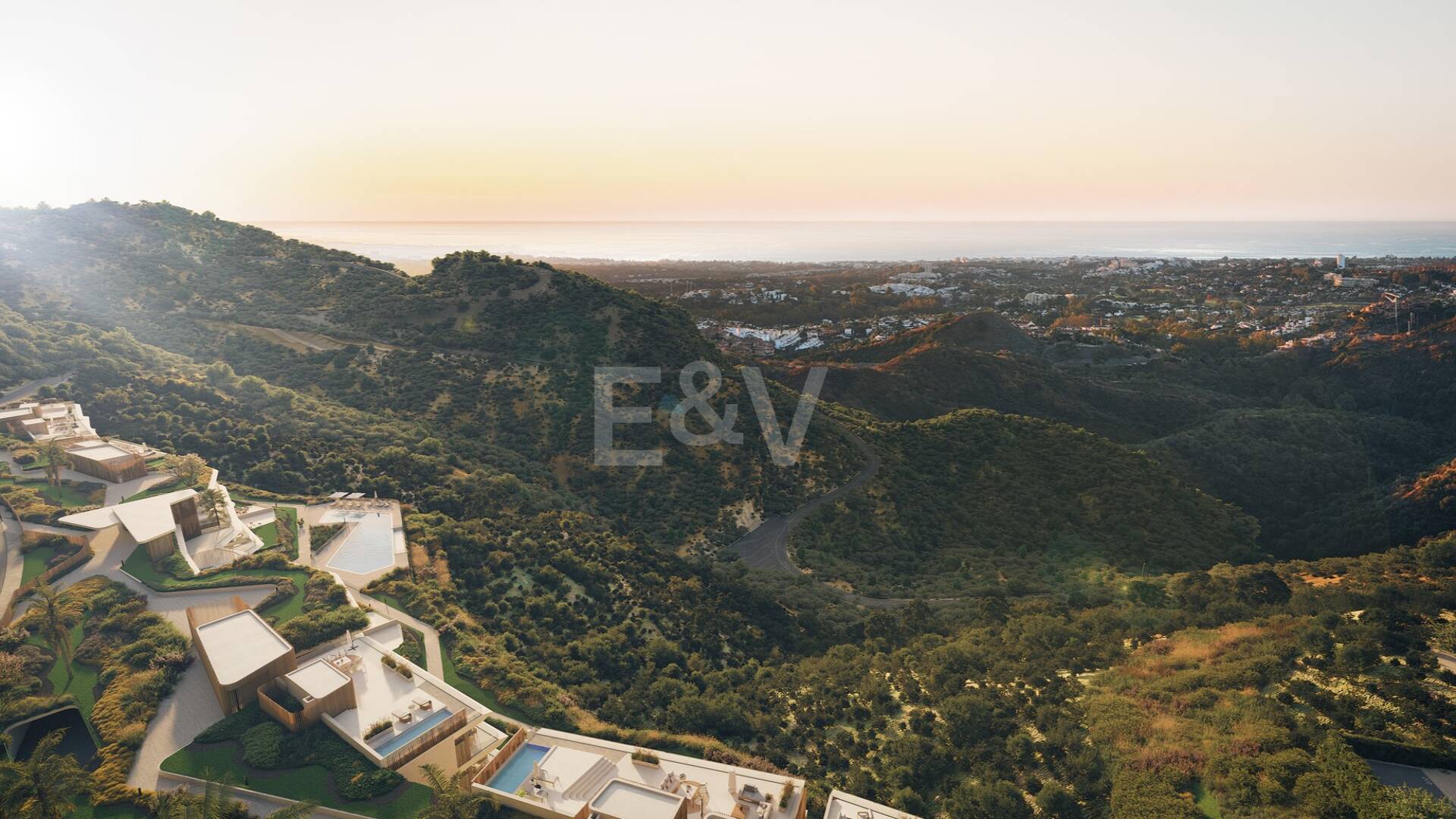 Panoramiczny penthouse z prywatnym basenem i widokiem na morze