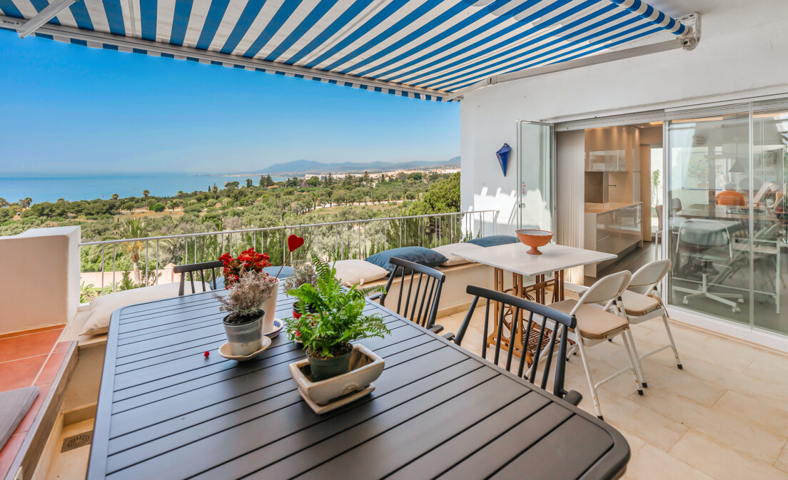 Zwei-in-Eins-Penthouse mit Meerblick in bester Río Real-Lage