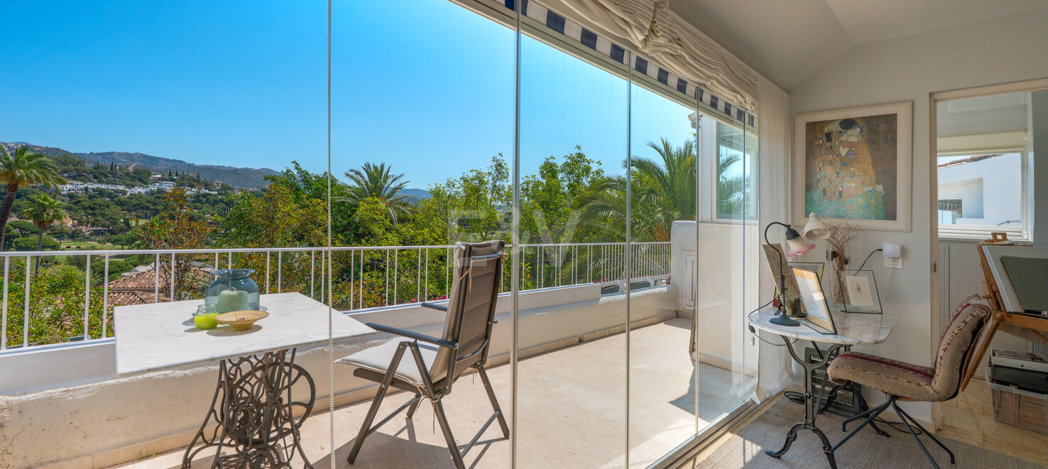 Zwei-in-Eins-Penthouse mit Meerblick in bester Río Real-Lage