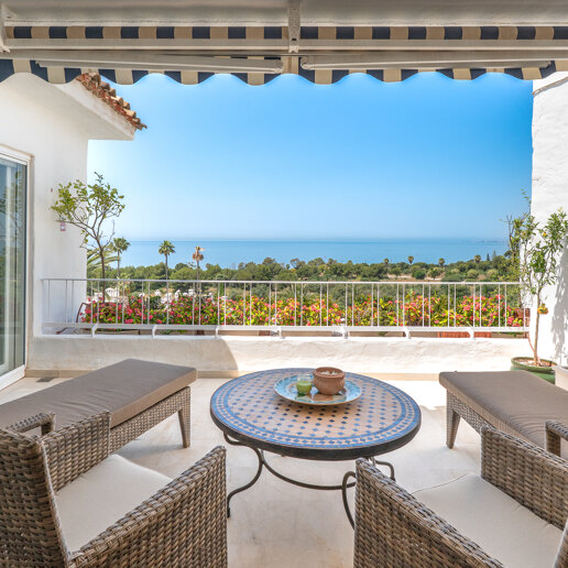 Zwei-in-Eins-Penthouse mit Meerblick in bester Río Real-Lage