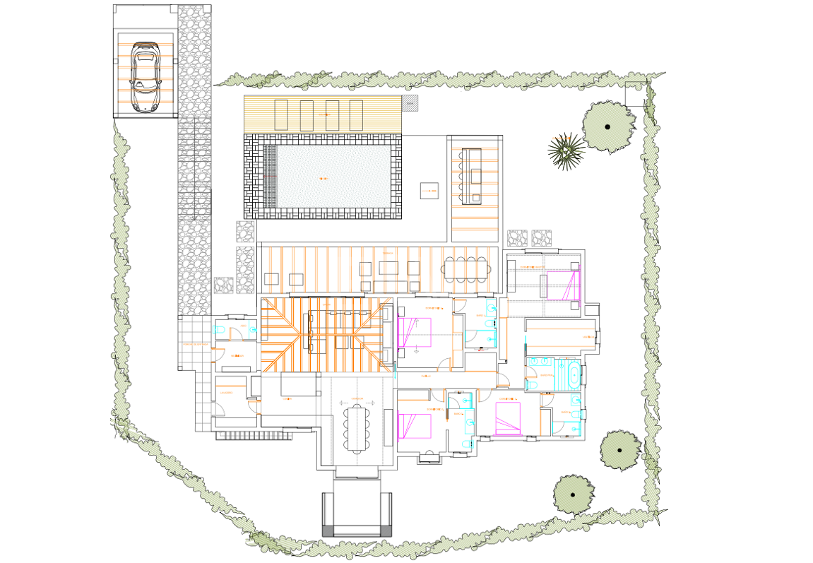Außergewöhnliche einstöckige Villa in gesicherter Wohnanlage