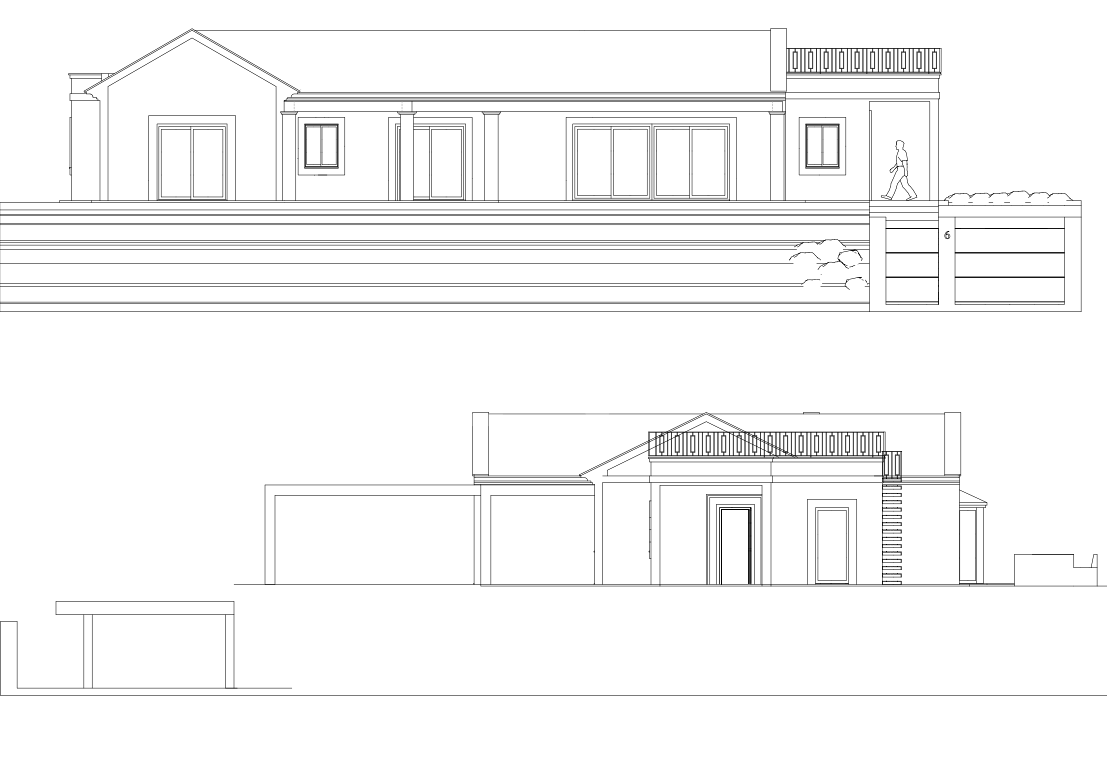 Außergewöhnliche einstöckige Villa in gesicherter Wohnanlage