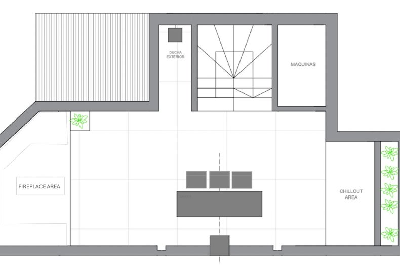 Renoverat radhus med havsutsikt i la Quinta Hills