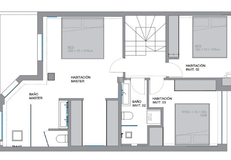 Renoverat radhus med havsutsikt i la Quinta Hills