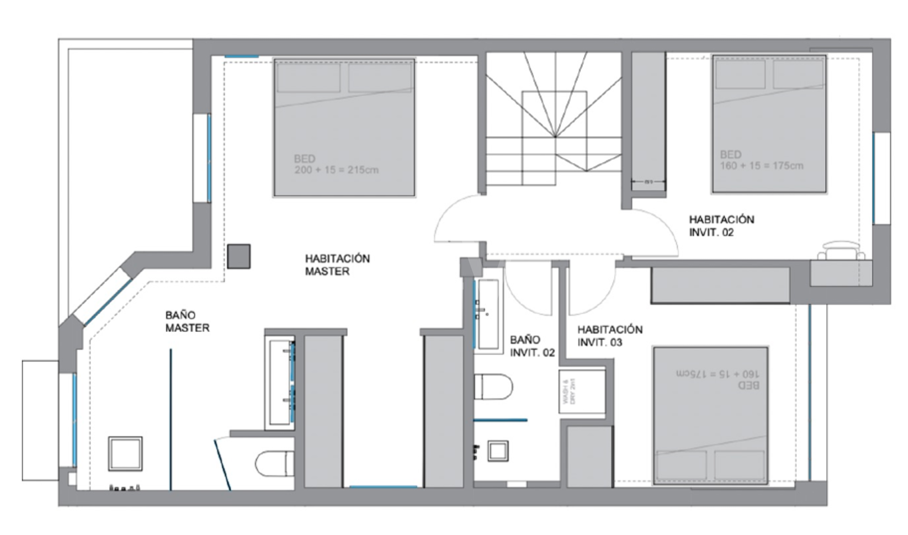 Renoverat radhus med havsutsikt i la Quinta Hills