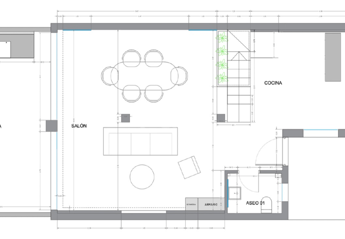 Renoverat radhus med havsutsikt i la Quinta Hills