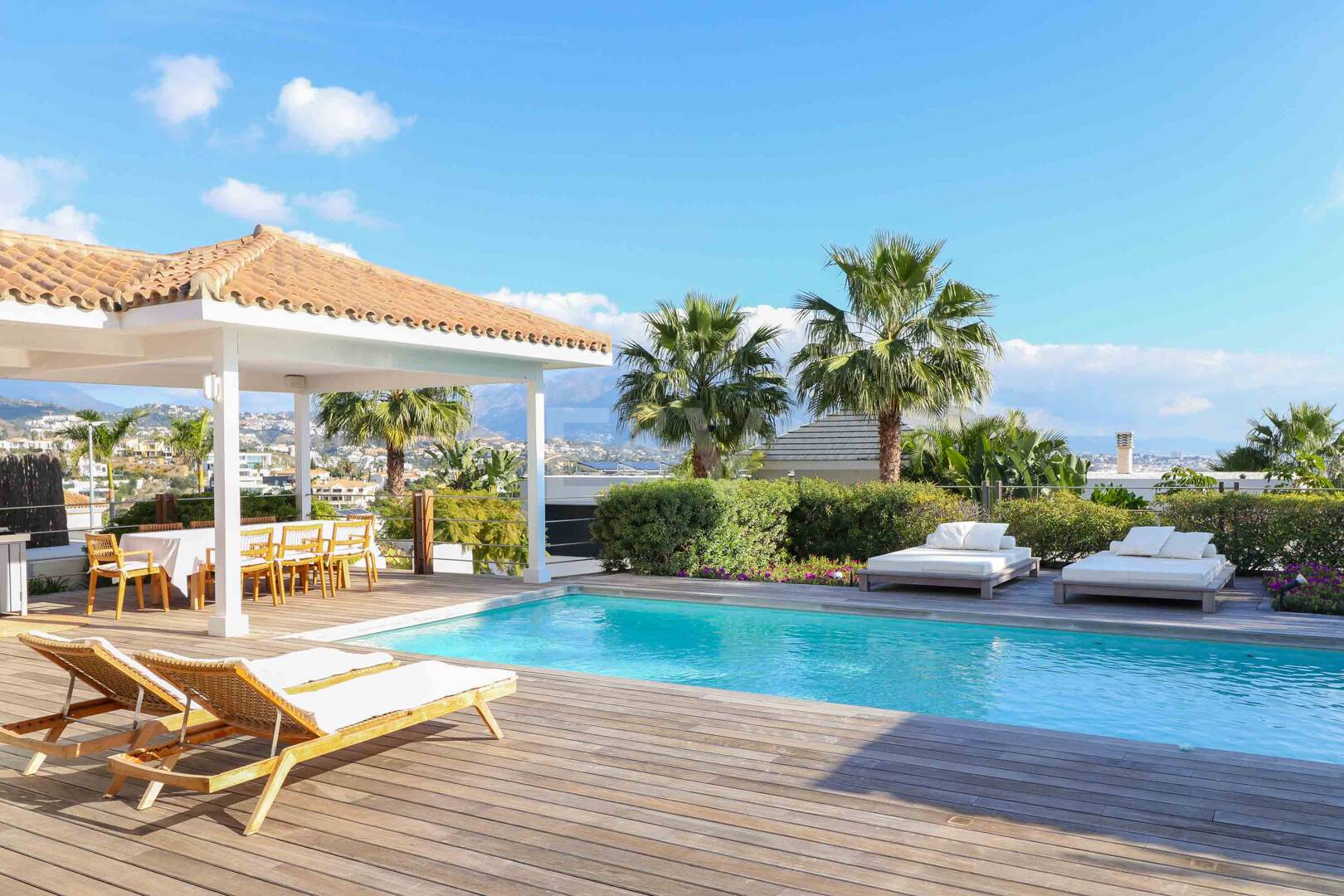 Villa with Nordic Charm and Mediterranean Views