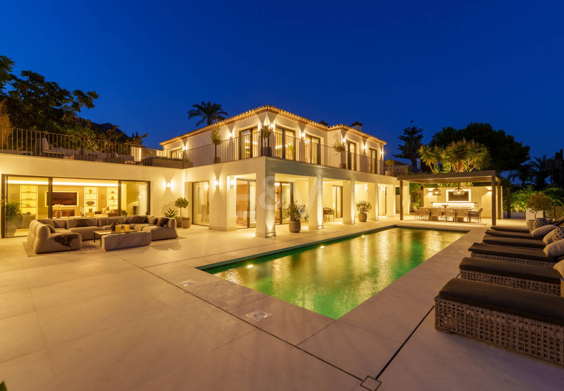 Villa Rocío – Zeitgenössische Andalusische Eleganz an Marbellas Goldener Meile