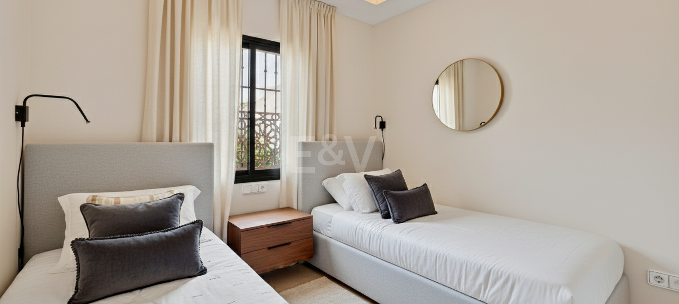 Duplex lägenhet i Lomas de Marbella Club med stor terrass