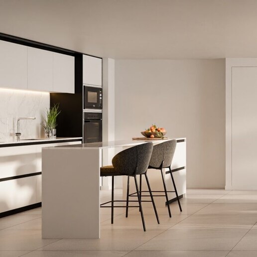 Off-Plan Wohnung mit Meerblick in Altos de Los Monteros