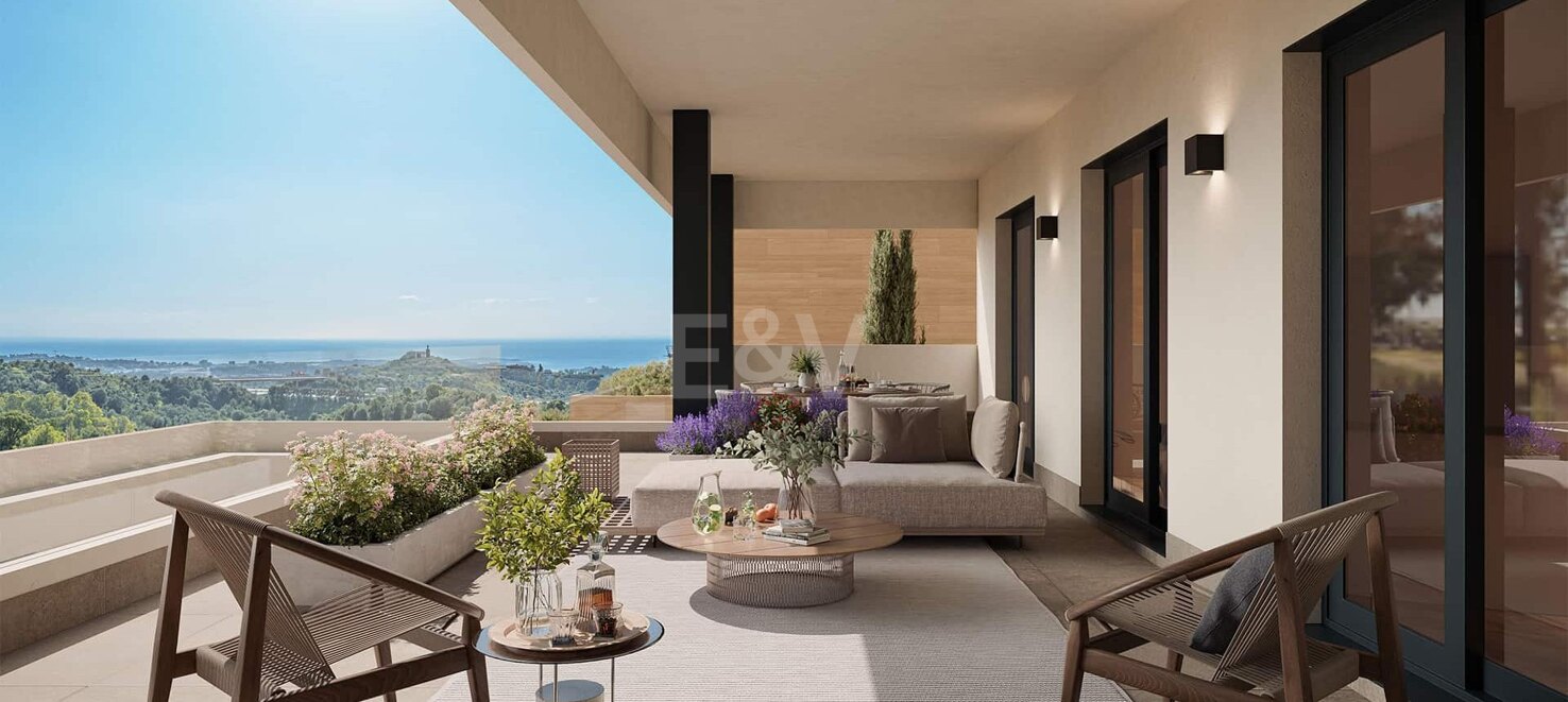 Off-Plan Wohnung mit Meerblick in Altos de Los Monteros