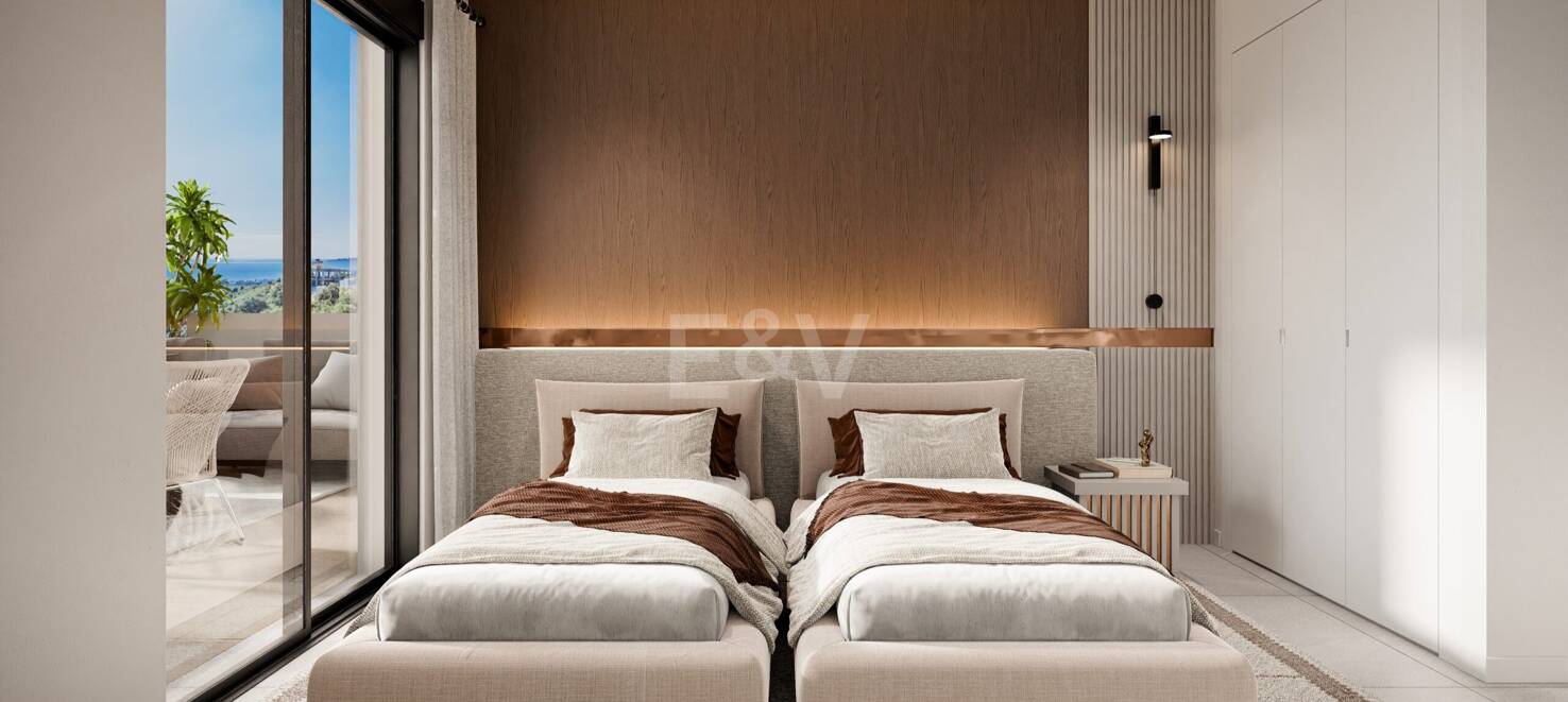 Appartement hors plan avec vue sur la mer à Altos de Los Monteros