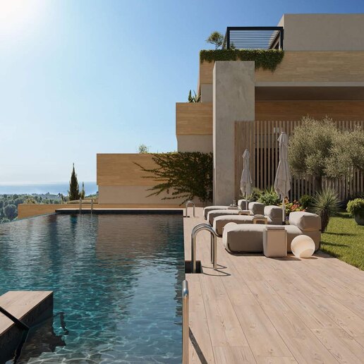 Off-Plan Wohnung mit Meerblick in Altos de Los Monteros