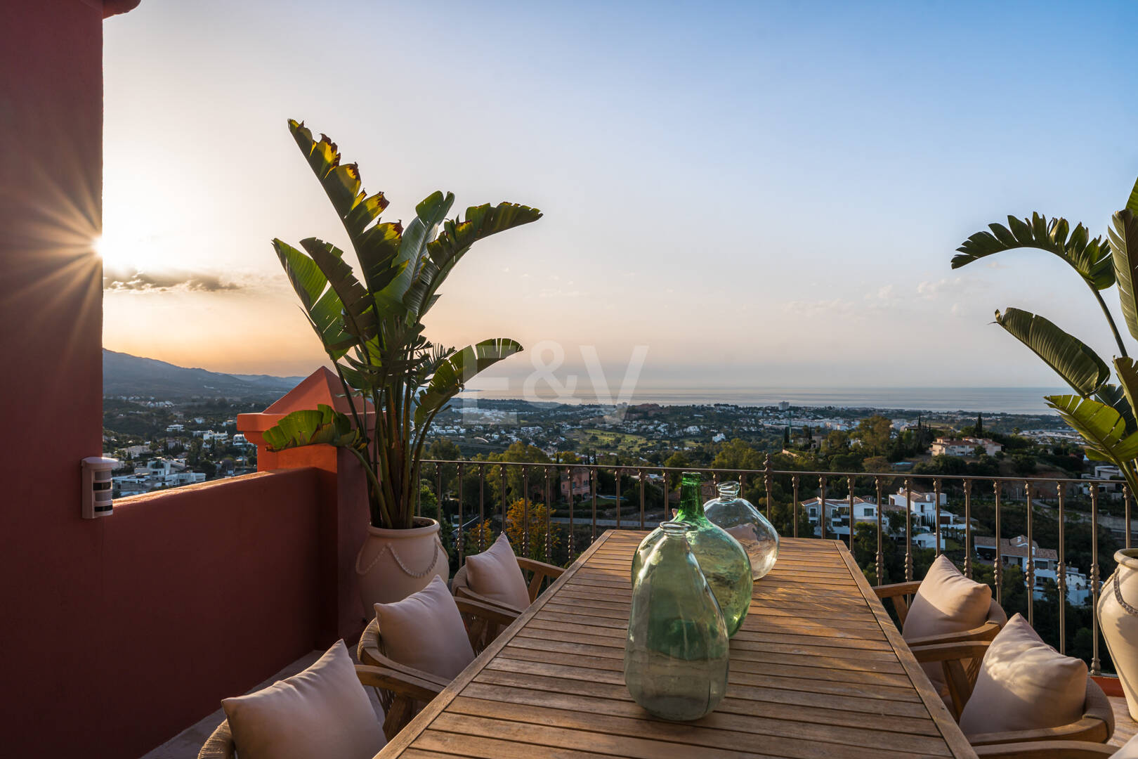 Sophistizierte Penthouse-Wohnung mit Panoramablick