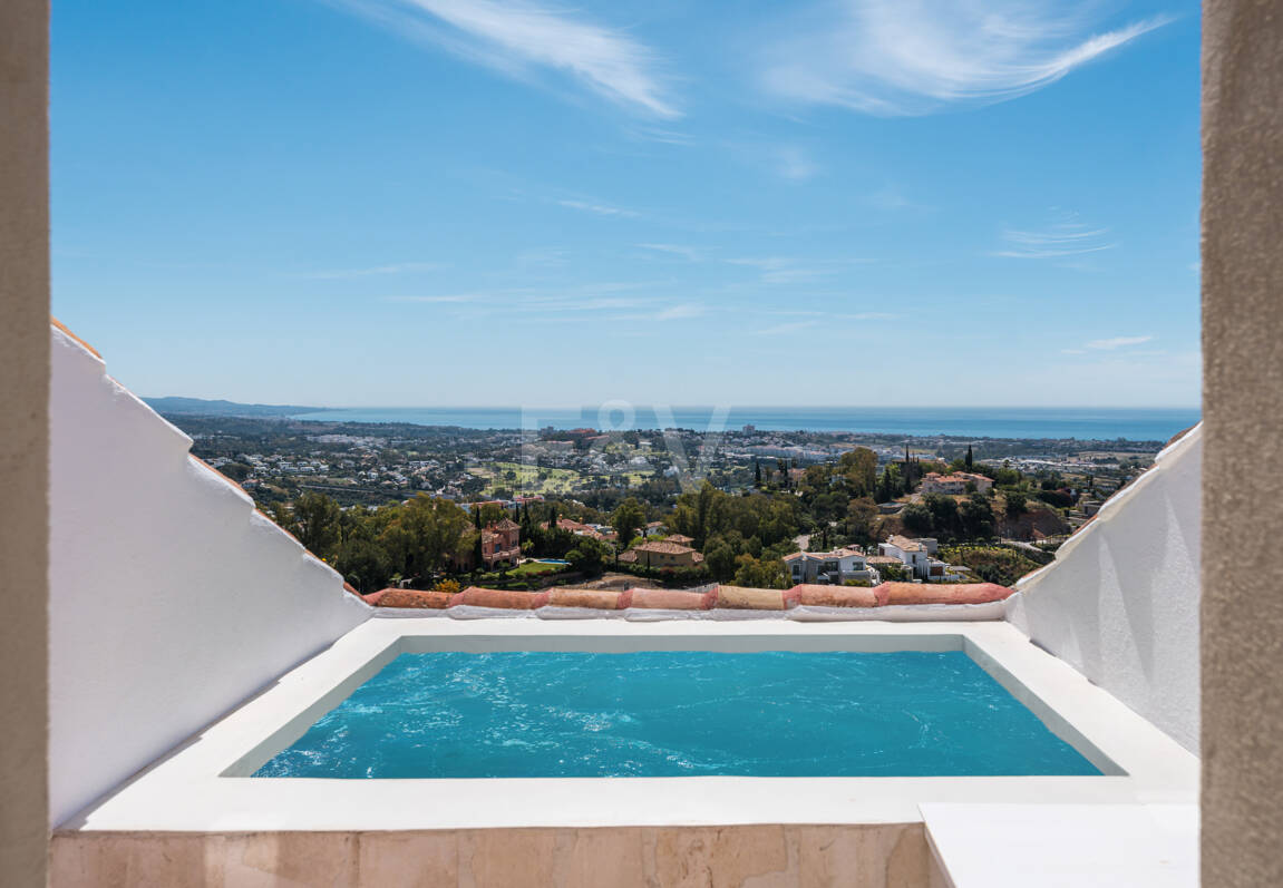 Sophistizierte Penthouse-Wohnung mit Panoramablick
