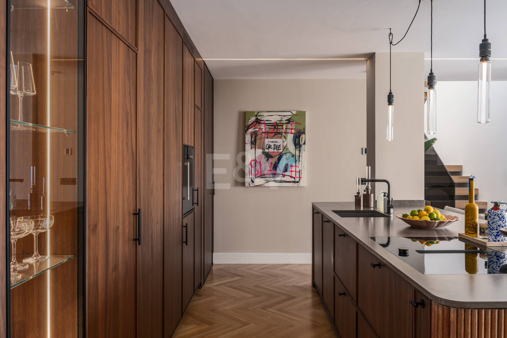Sophistizierte Penthouse-Wohnung mit Panoramablick