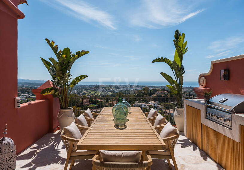 Sophistizierte Penthouse-Wohnung mit Panoramablick