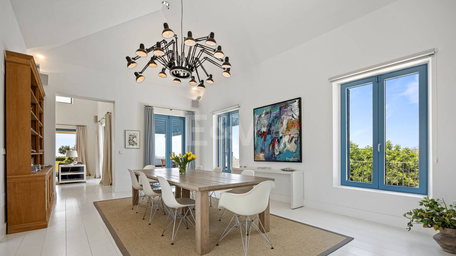 Villa de style Cortijo avec vue panoramique sur la mer et confidentialité complète