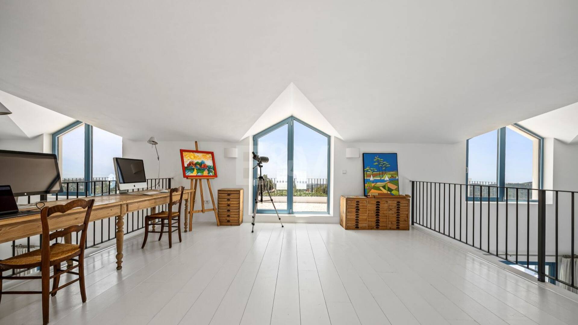 Villa de style Cortijo avec vue panoramique sur la mer et confidentialité complète