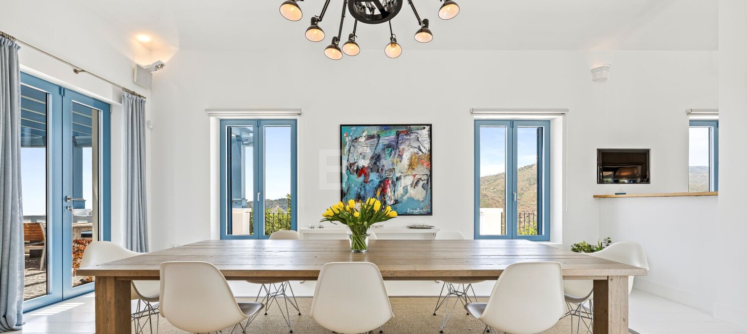 Cortijo stylu Villa z panoramiczne widoki na morze i kompletna prywatność