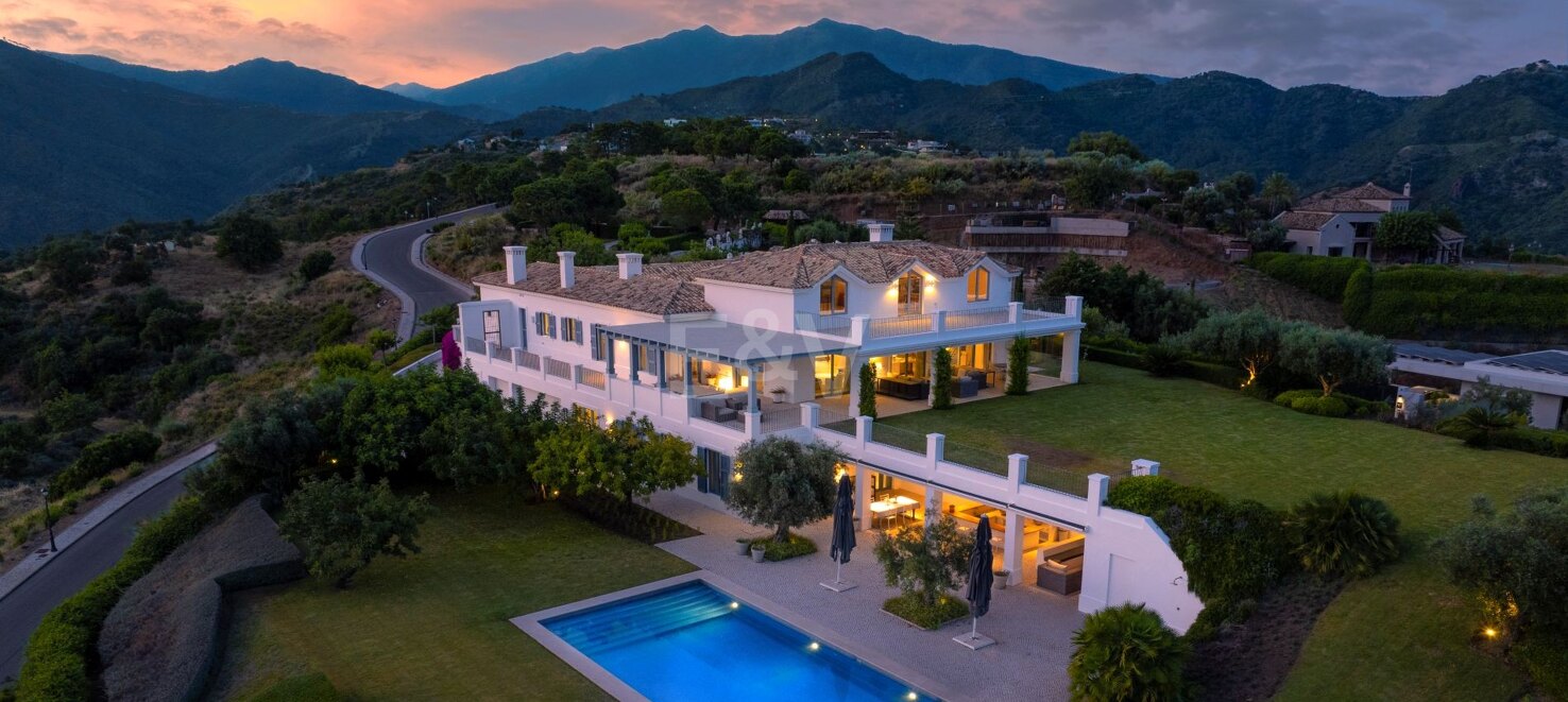 Cortijo stylu Villa z panoramiczne widoki na morze i kompletna prywatność