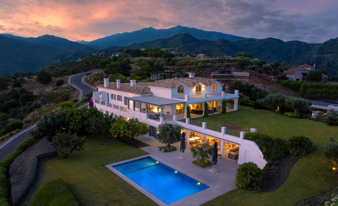 Cortijo stylu Villa z panoramiczne widoki na morze i kompletna prywatność
