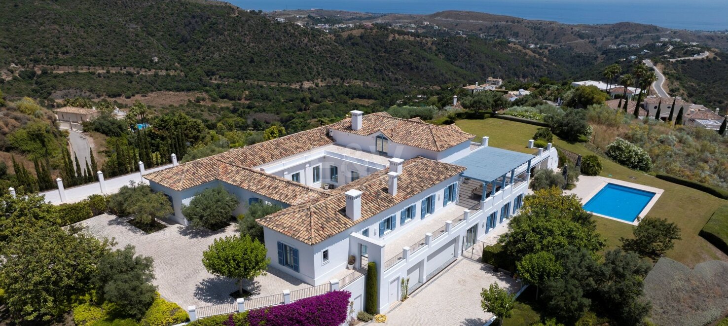 Cortijo stylu Villa z panoramiczne widoki na morze i kompletna prywatność