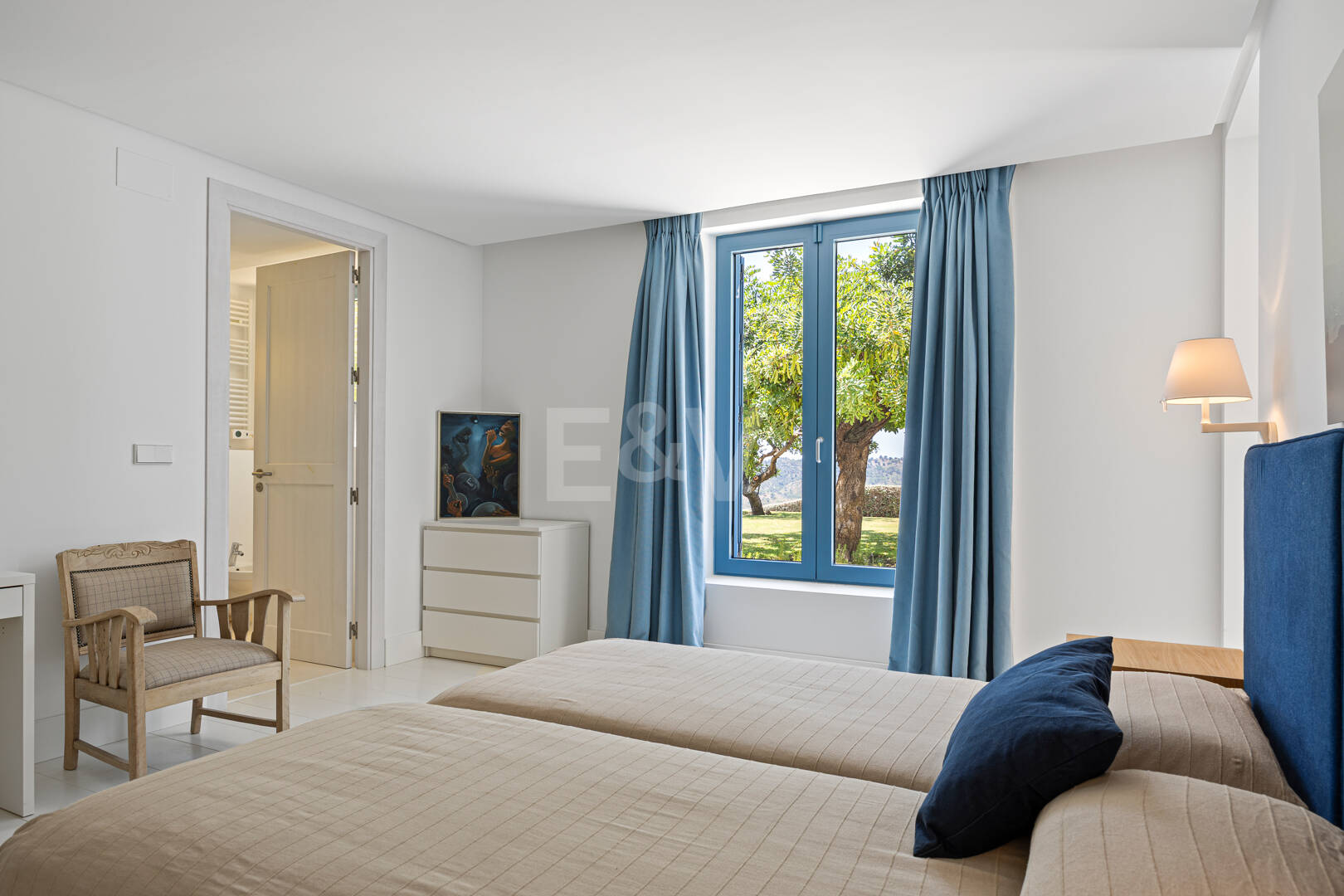 Villa de style Cortijo avec vue panoramique sur la mer et confidentialité complète