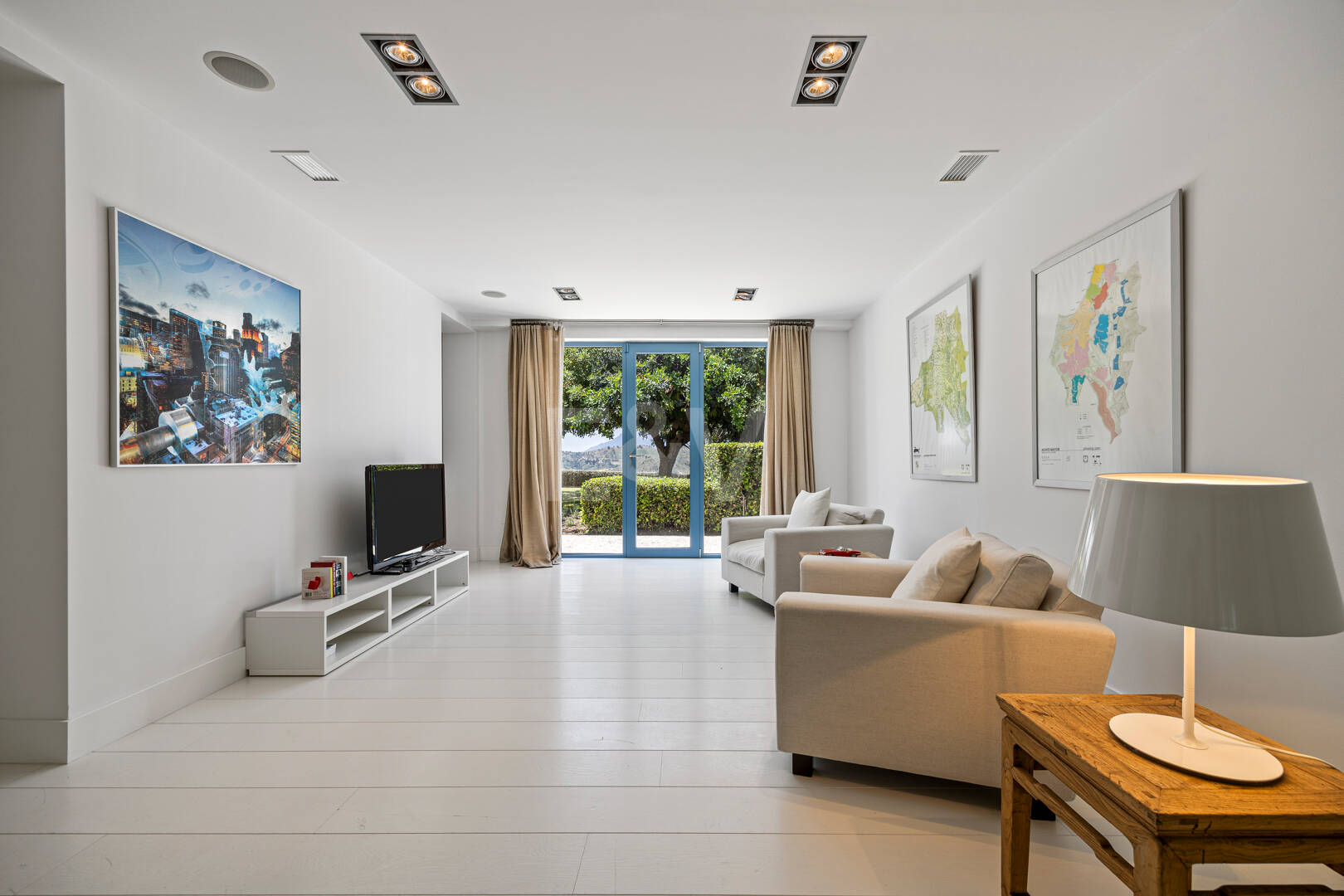 Villa de style Cortijo avec vue panoramique sur la mer et confidentialité complète