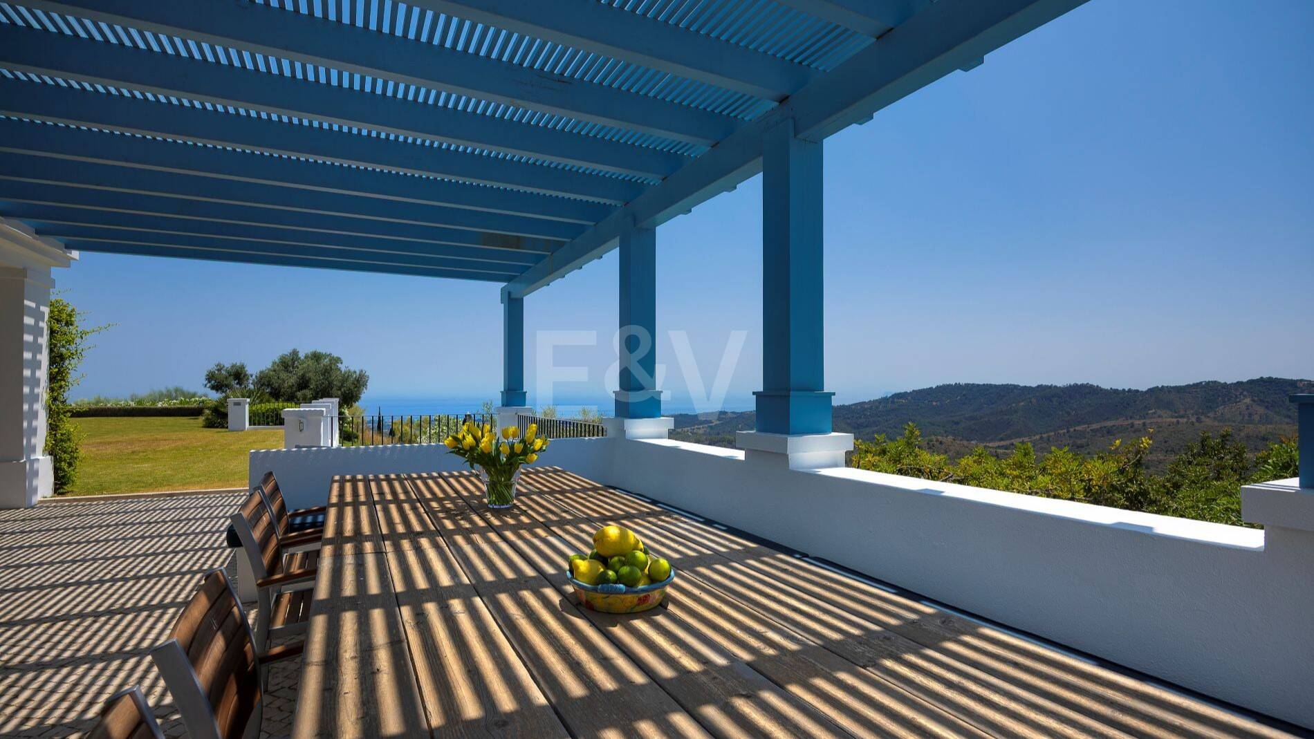 Cortijo Style Villa With Panoramic Sea Views and Complete Privacy