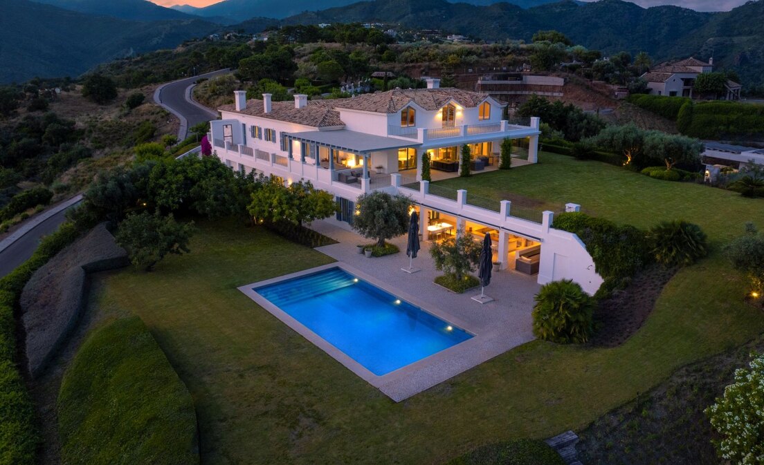 Cortijo stylu Villa z panoramiczne widoki na morze i kompletna prywatność