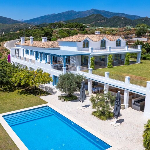 Cortijo stylu Villa z panoramiczne widoki na morze i kompletna prywatność
