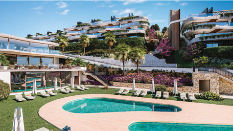 Modern 2 Bedroom Penthouse with Rooftop Solarium in Marbella East