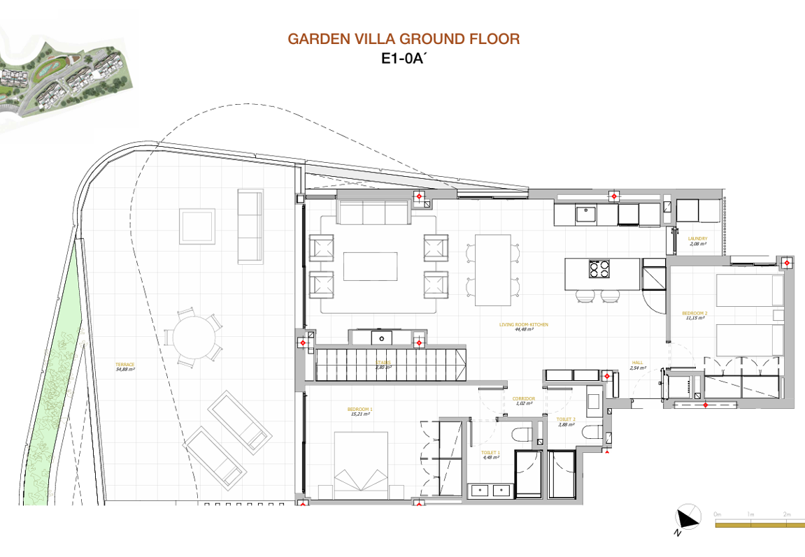 Garden Duplex Appartement dans une communauté de luxe avec services 5 étoiles à Elviria