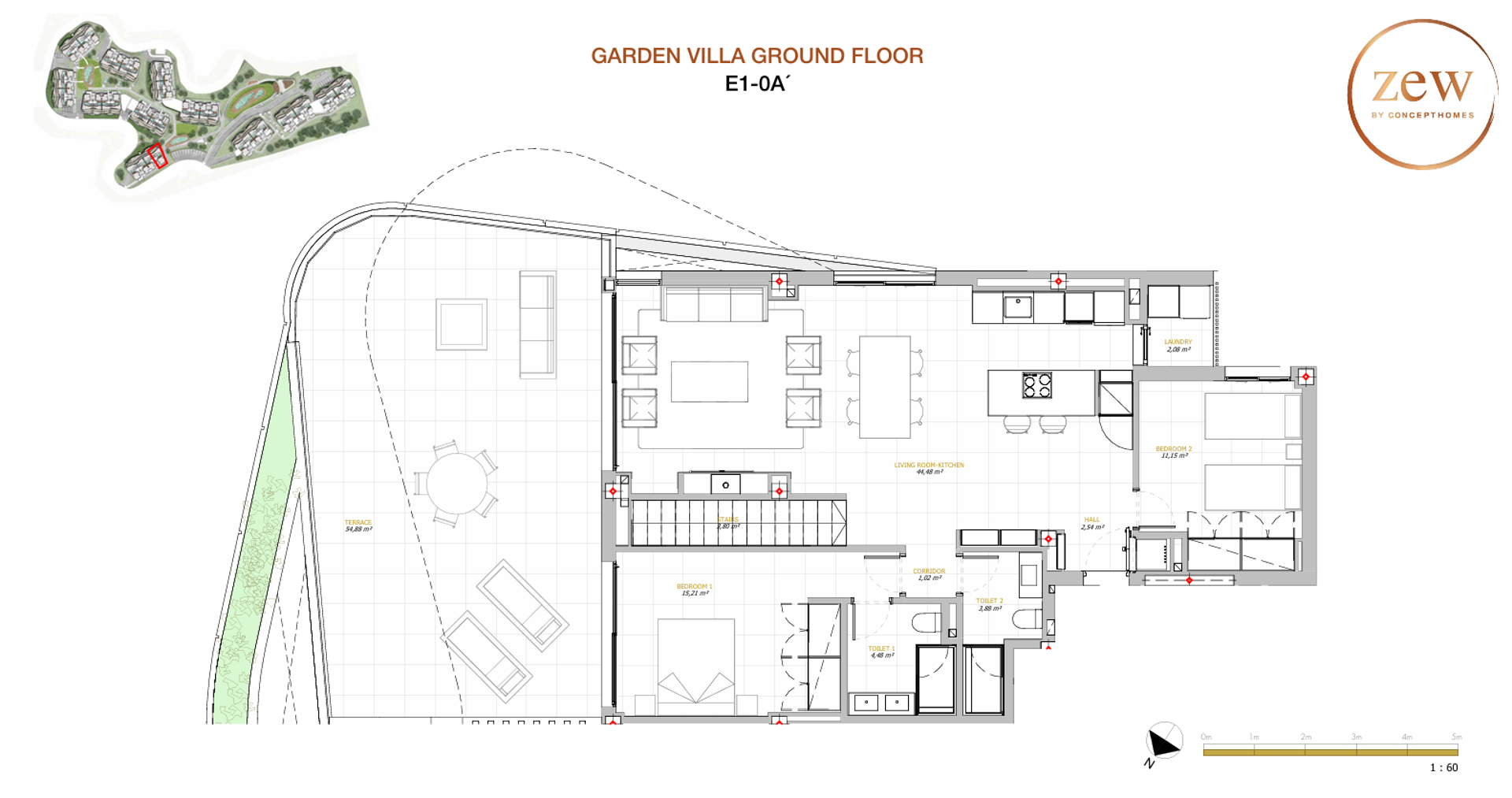 Garden Duplex Appartement dans une communauté de luxe avec services 5 étoiles à Elviria