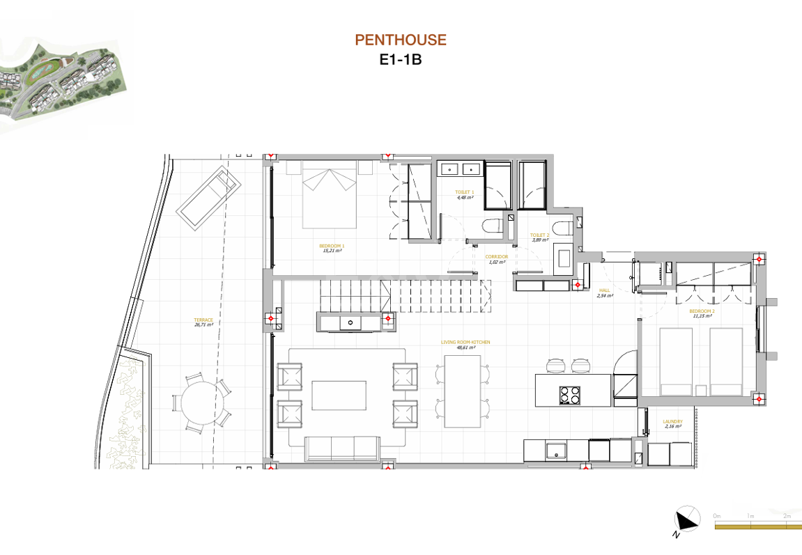Garden Duplex Appartement dans une communauté de luxe avec services 5 étoiles à Elviria