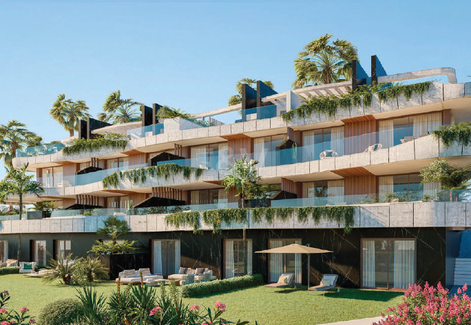 Garden Duplex Appartement dans une communauté de luxe avec services 5 étoiles à Elviria